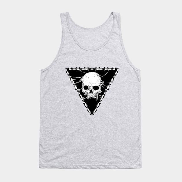 Skull Design Tank Top by HornArt